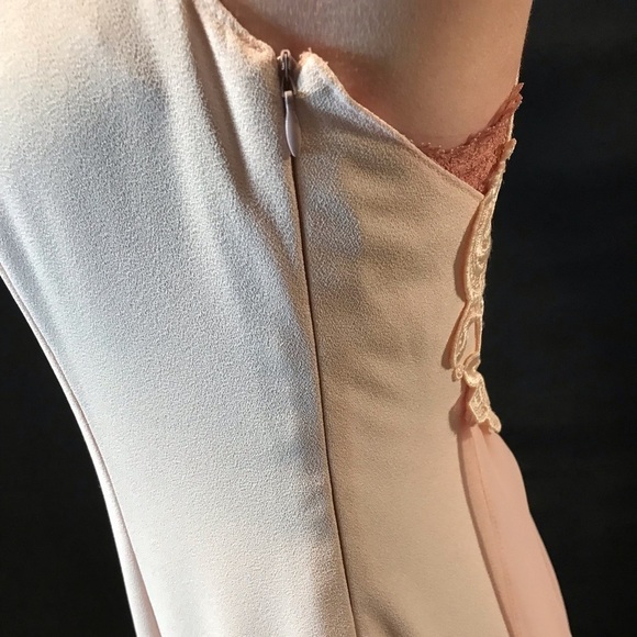 💕JOSEPH RIBKOFF SZ 6 BRIDESMAID-PROM-BALLGOWN BLUSH CHAMPAGNE PINK 💕 - Picture 6 of 9